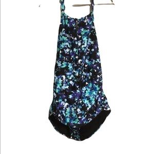 Speedo floral swimsuit summer spring beach swim xl
